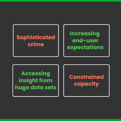 The key challenges facing public safety organisations