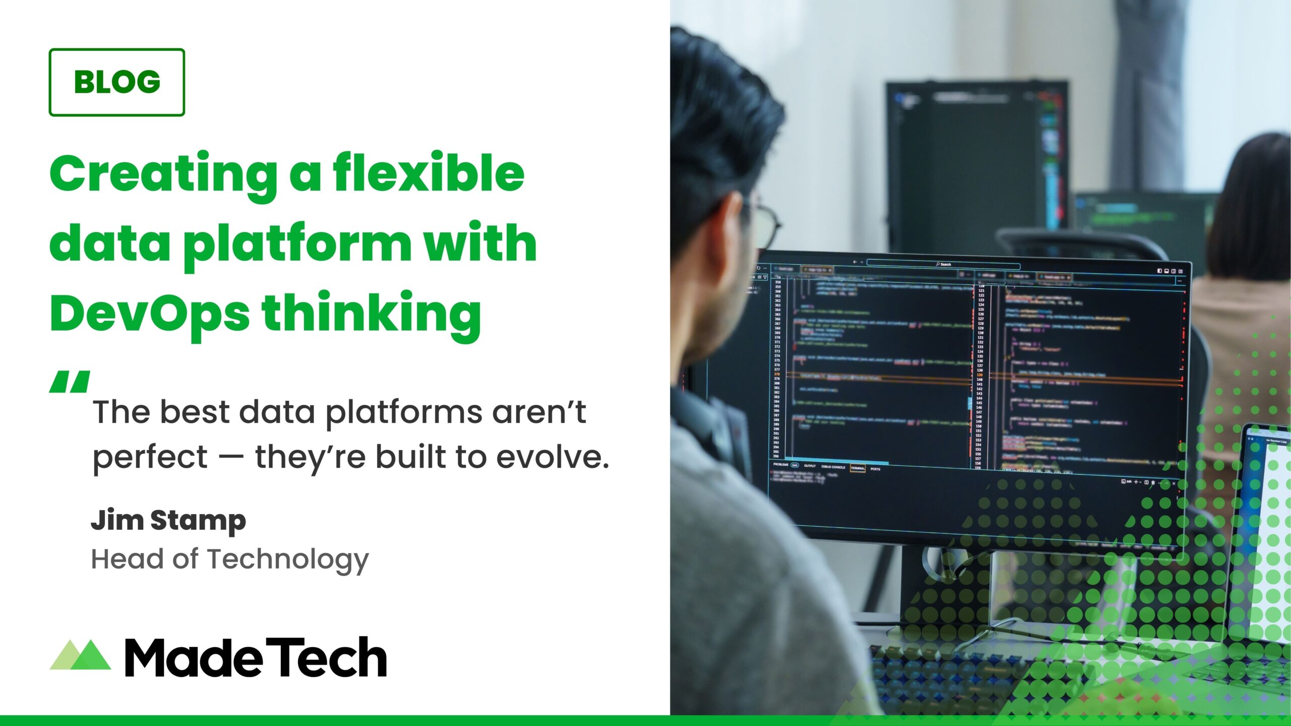 Creating a flexible data platform with DevOps thinking Feature image
